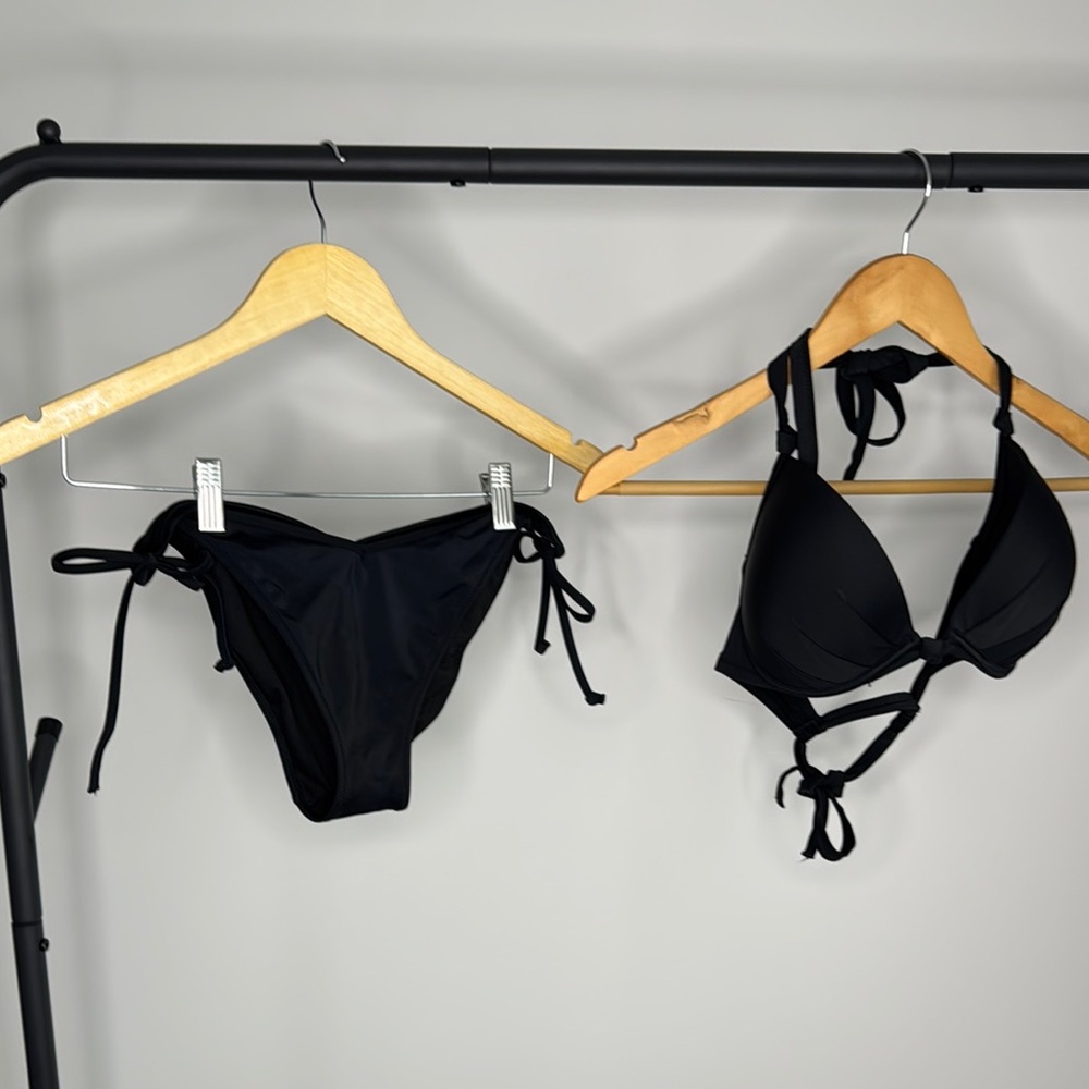 Adore Me Black Classic Bikini Set